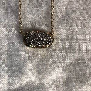 Kendra Scott Elisa Silver & Gold Pendent Necklace